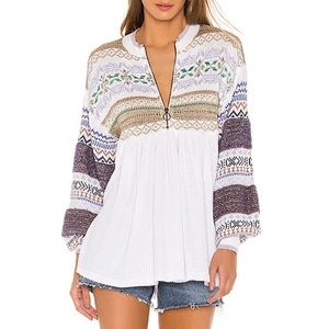 Free People Multicolor Patterned Sweater